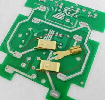 Welded PCB board socket metal accessories