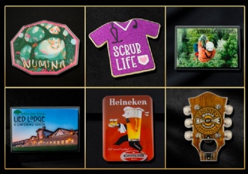 Customized refrigerator magnets